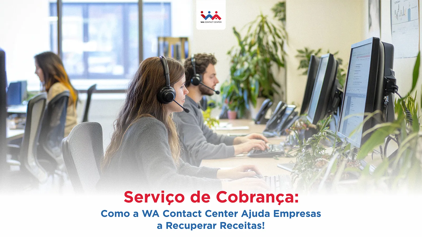Pessoas em um ponto de atendimento em serviço de cobrança.